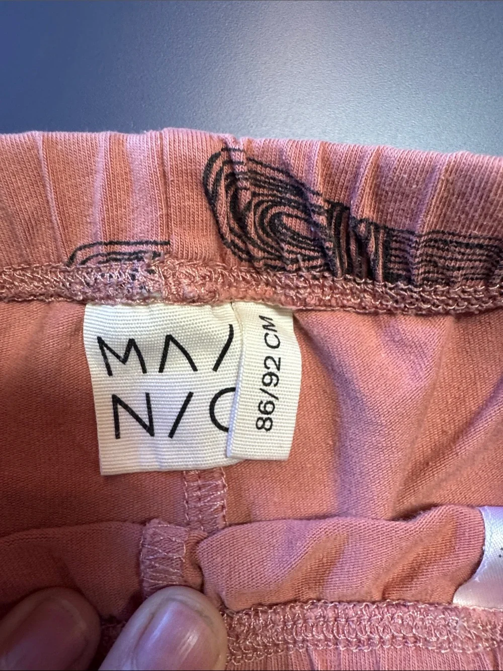 Children's Orange Knot-Print Leggings